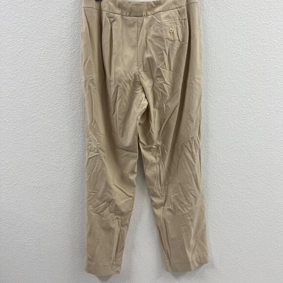 Talbots Womens Beige Stretch Straight-Leg Pants Size 8 - Picture 4 of 5